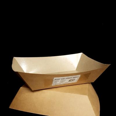 Khay giấy đựng thực phẩm, trái cây - Khay Giấy Kraft